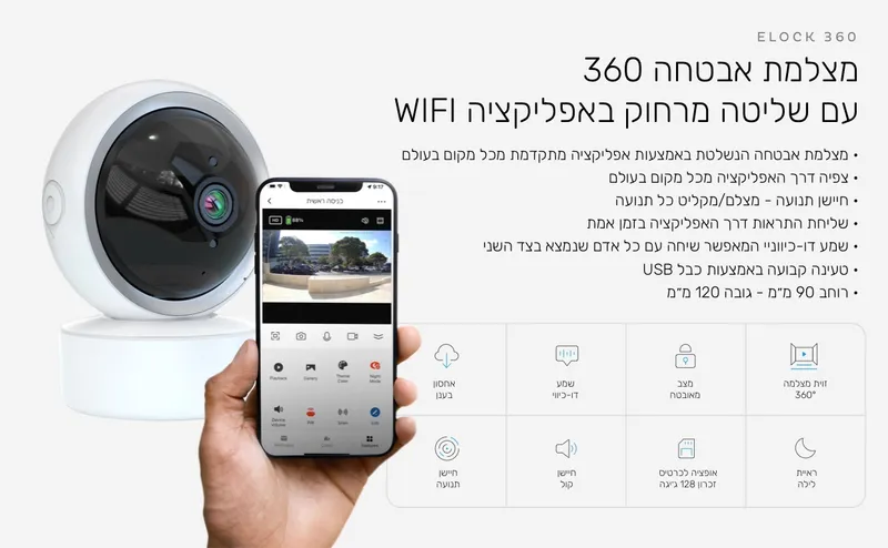 מנעול חכם עם לוח מקשים